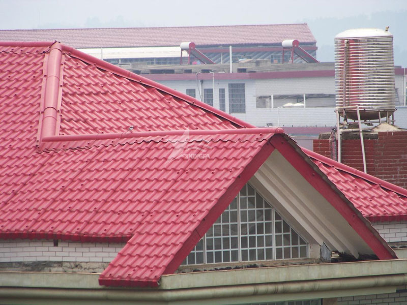 新型屋面建材合成樹脂瓦，傳統(tǒng)建筑用瓦的傳承替代建筑材料